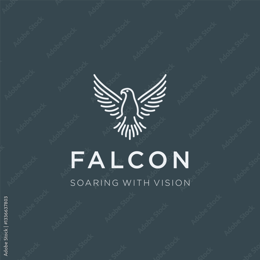 Minimalist Eagle Line Art Logo – A bold eagle in line art, representing freedom and strength. Minimalist Eagle Line Art Logo – A bold eagle in line art, representing freedom and strength.