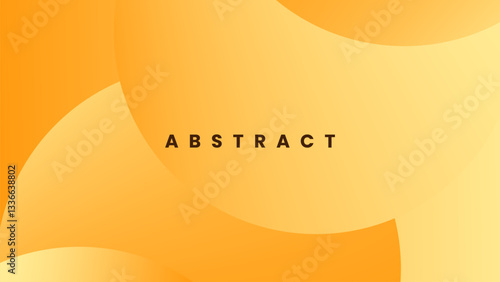 Vibrant Abstract Orange Background with Geometric Design
