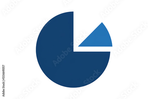 Free Download A Simple Pie Chart Representing Data Distribution - GFXLoad