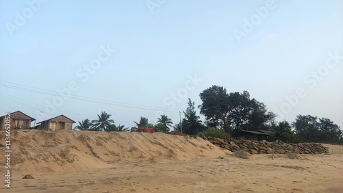Wallpaper Mural shore of Kolamb beach, Maharashtra, India Torontodigital.ca
