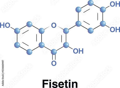 Fisetin is a plant flavonol from the flavonoid group of polyphenols. It serves as a yellow pigment.