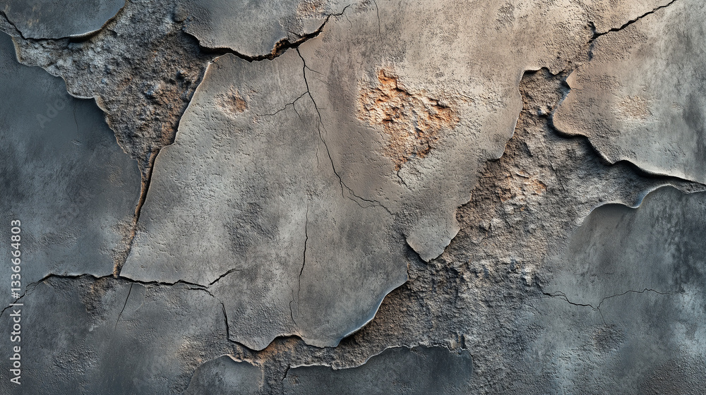 Flat texture in medium tones, top view