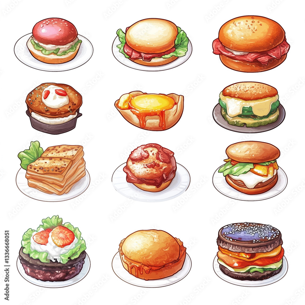 RPG game items(meals) RPG game items(meals)