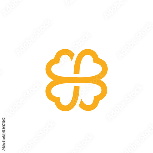 Clover leaf logo template