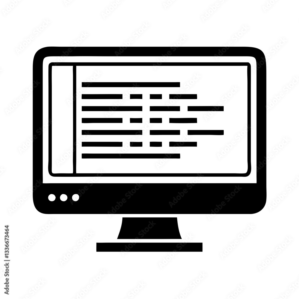 Computer icon displaying digital marketing, symbolizing education and technology
Computer icon displaying digital marketing, symbolizing education and technology