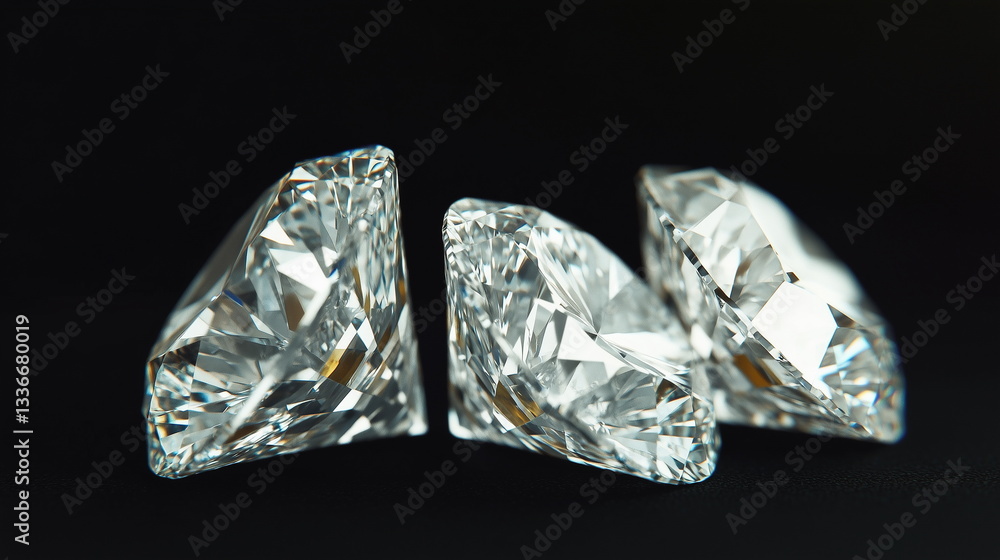 A sparkling diamond on a black background, symbolizing luxury, elegance, and wealth. Perfect for business, jewelry advertisements, and premium branding concepts. A sparkling diamond on a black background, symbolizing luxury, elegance, and wealth. Perfect for business, jewelry advertisements, and premium branding concepts.