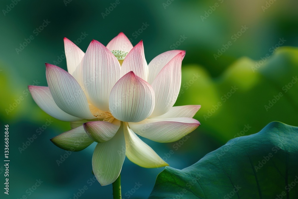 A lotus flower symbolizing peace in Buddhist art. A lotus flower symbolizing peace in Buddhist art.