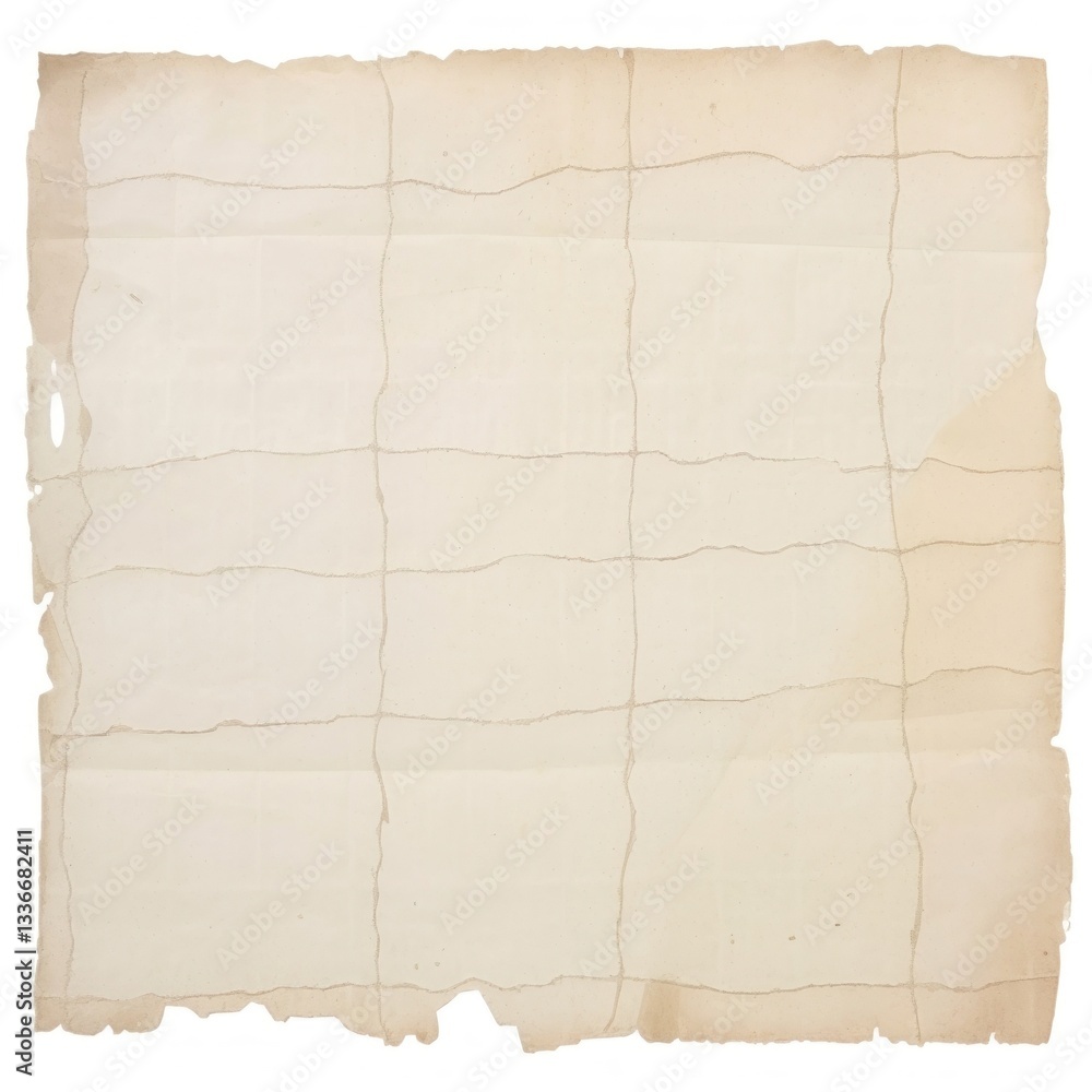 Fototapeta premium Grid paper text diaper.