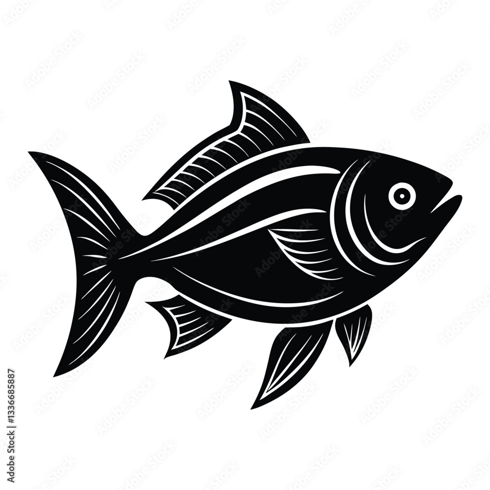 fish on a white background fish on a white background