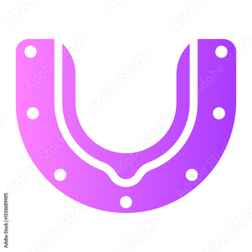 mouth guard gradient icon