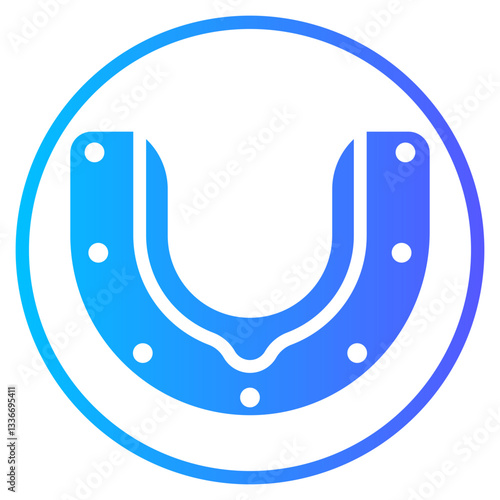 mouth guard gradient icon