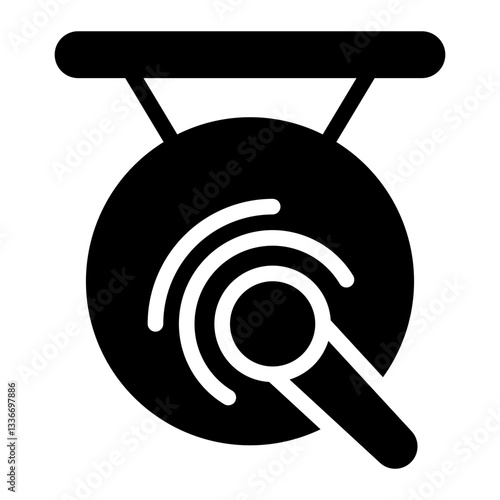 gong glyph icon