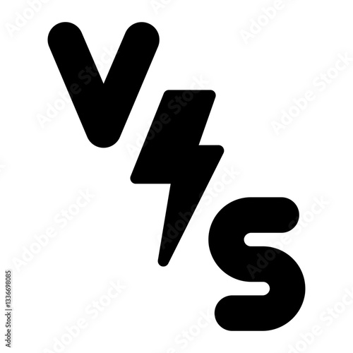 versus glyph icon