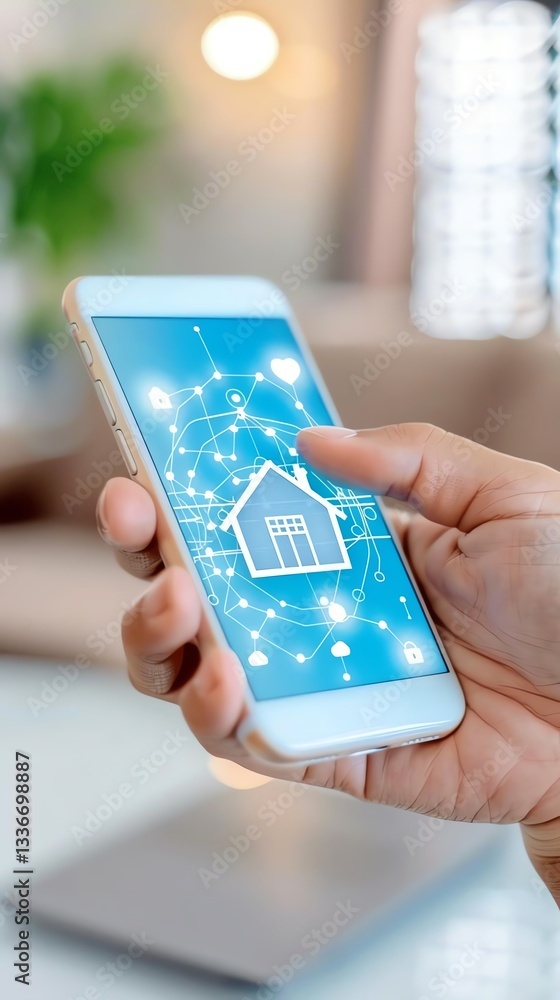 custom made wallpaper toronto digitalaging-in-place technology investment model with smart home features represents structured senior independence.