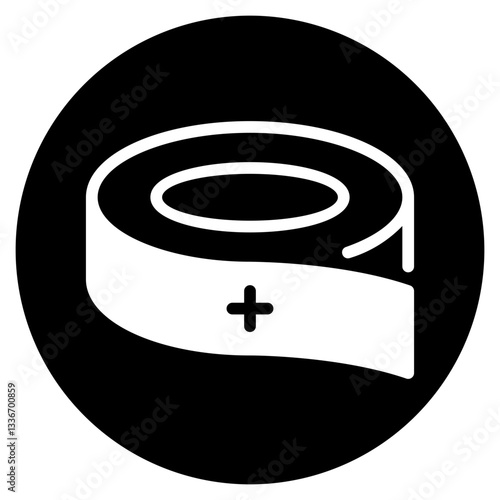 bandage glyph icon