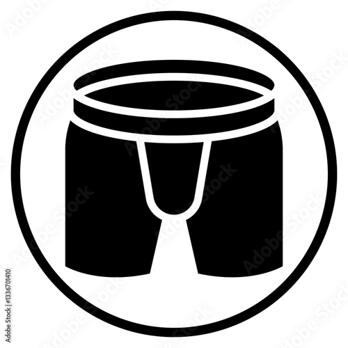boxer glyph icon
