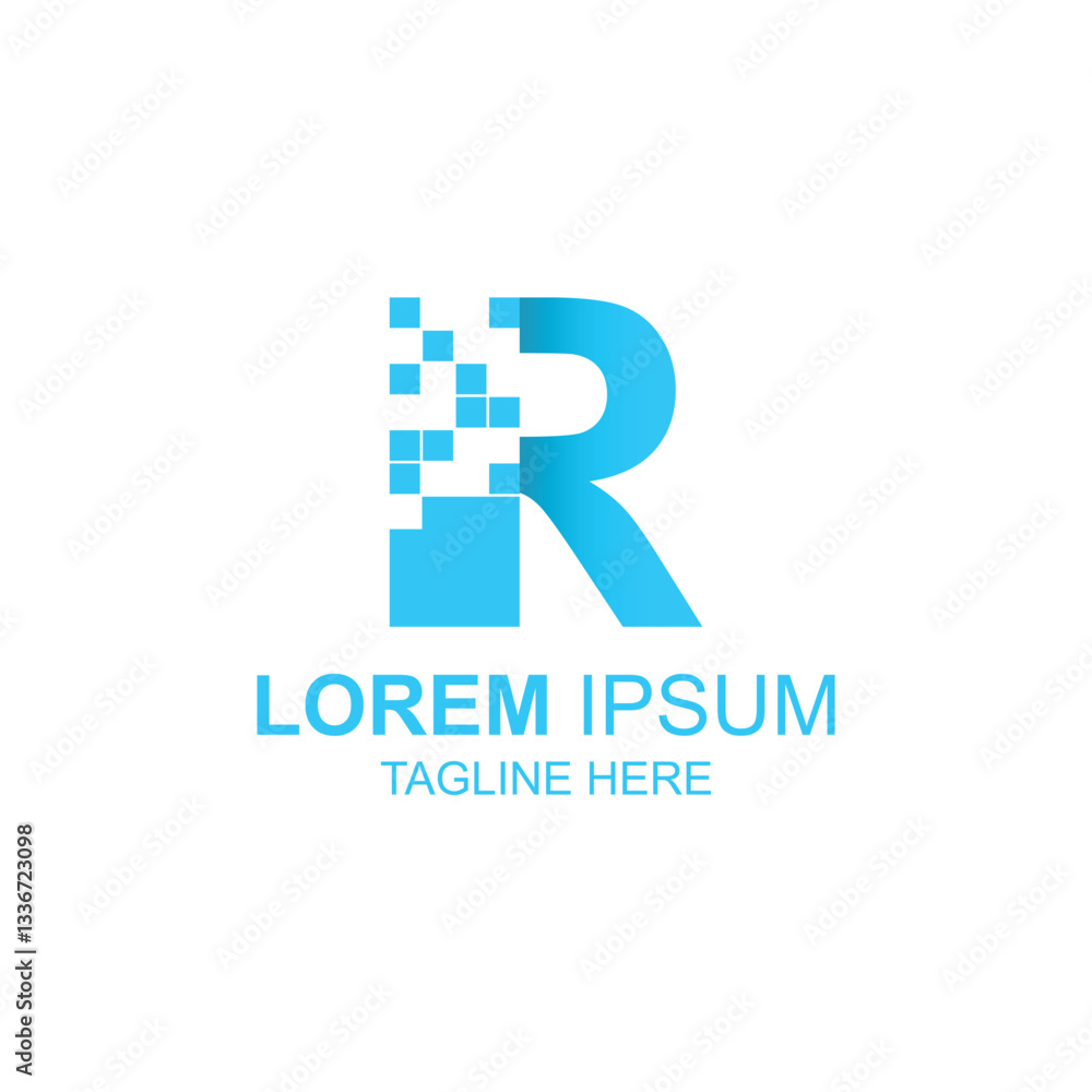 letter r logo design for building or town with creative illustration letter r logo design for building or town with creative illustration