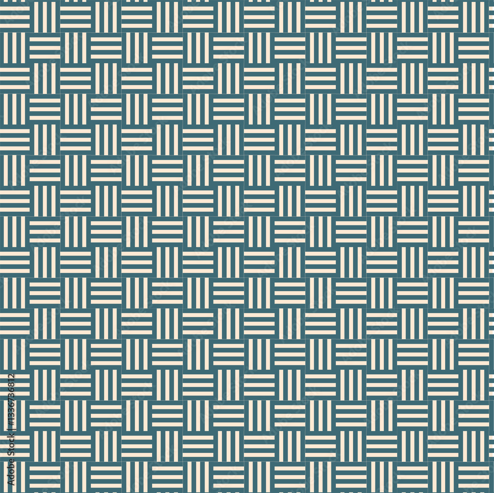 Seamless cream and blue rectangular geometric pattern Seamless cream and blue rectangular geometric pattern