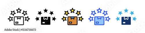 Product Differentiation Icon Set With Multiple Style Collection