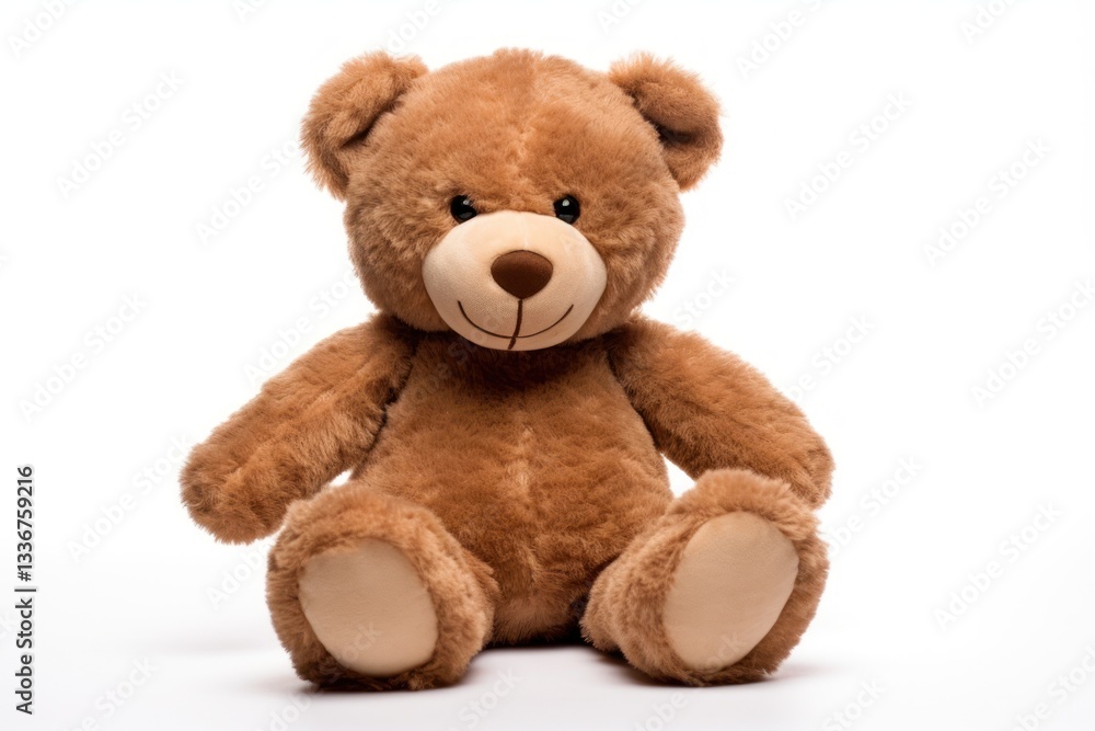 Plush bear toy white background. Plush bear toy white background.