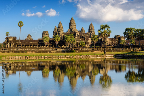 The Grand View of Angkor Wat Siem Reap, Cambodia.