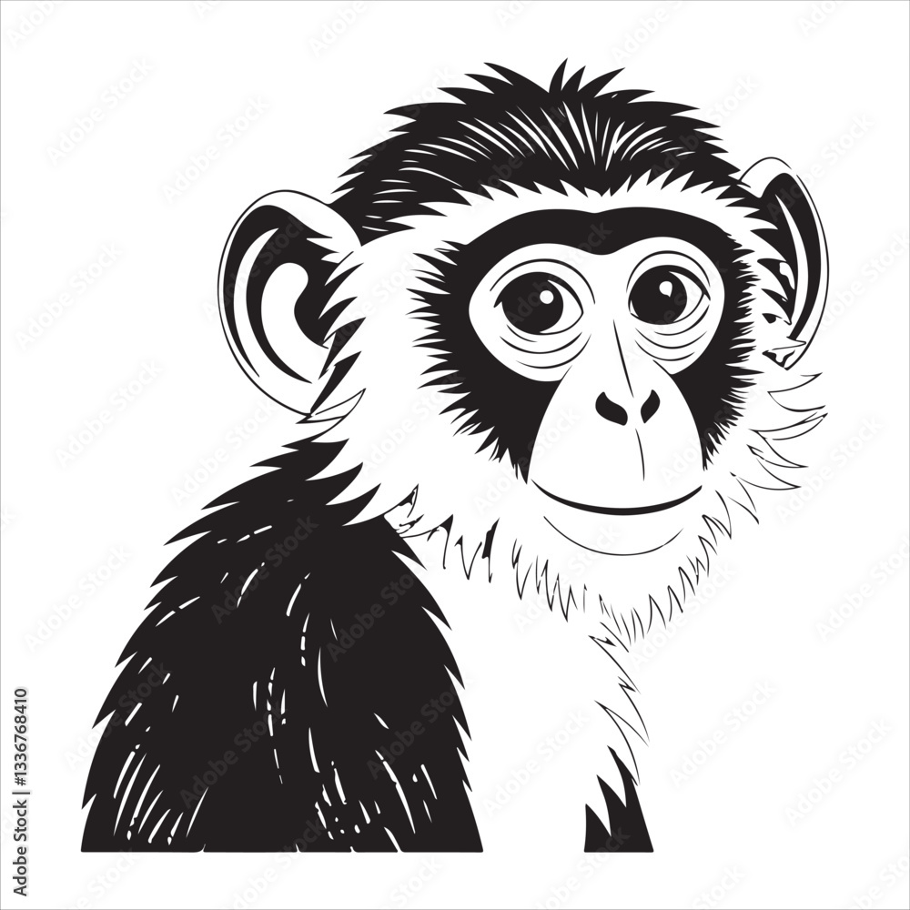 Fototapeta premium monkey Vector 