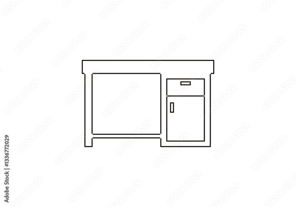 Furniture Line icon logo png transparent template icon vector illustration Furniture Line icon logo png transparent template icon vector illustration