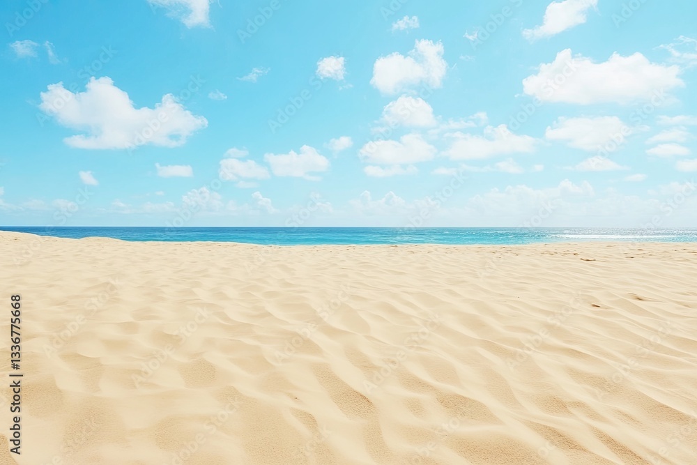 Sunny beach scene Sunny beach scene