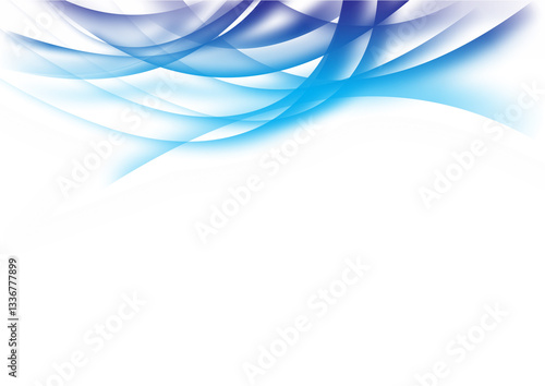 GRADIENT SMOKE WAVE ABSTRACT BACKGROUND BLUE DESIGN