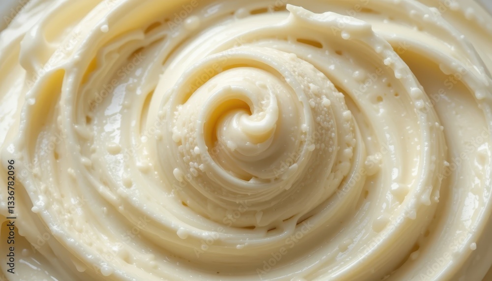 Swirling creamy butter kitchen food photography close-up culinary art Swirling creamy butter kitchen food photography close-up culinary art