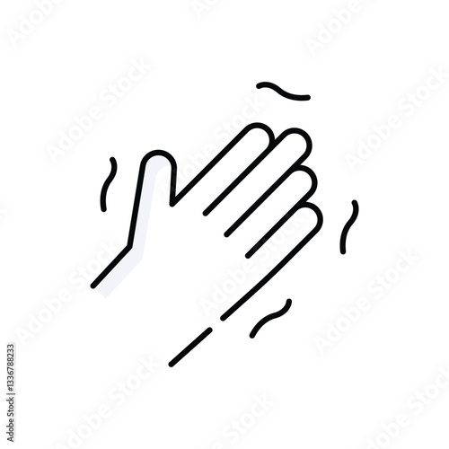 Numbness  Vector icon