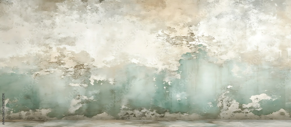 Aged wall texture, pastel tones