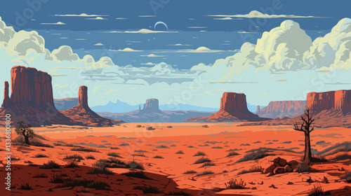Desert landscape