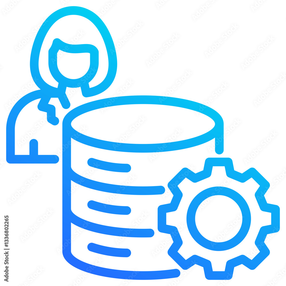 Database Management Icon Database Management Icon
