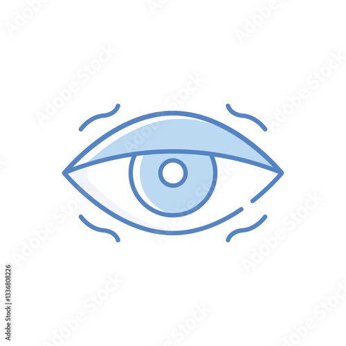 Blurred Vision  Vector icon