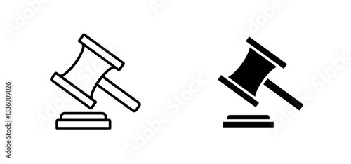 Auctionicons for ui. vector illustration