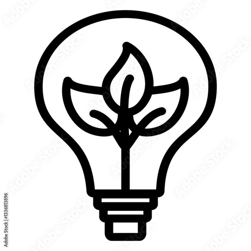 ecologic light bulb icon vector illustration concept