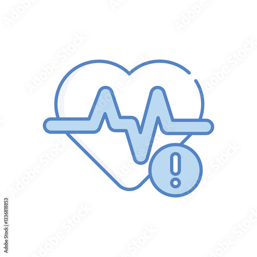 Rapid Heartbeat  Vector icon