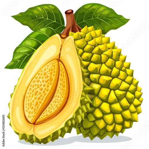 Durian isolated 