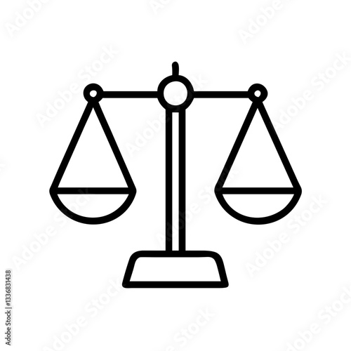 Scales of justice symbolizing fairness and balance