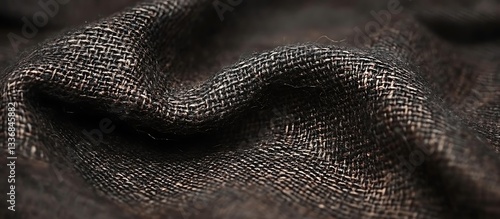 Obraz na płótnie Dark fabric texture, close-up w salonie