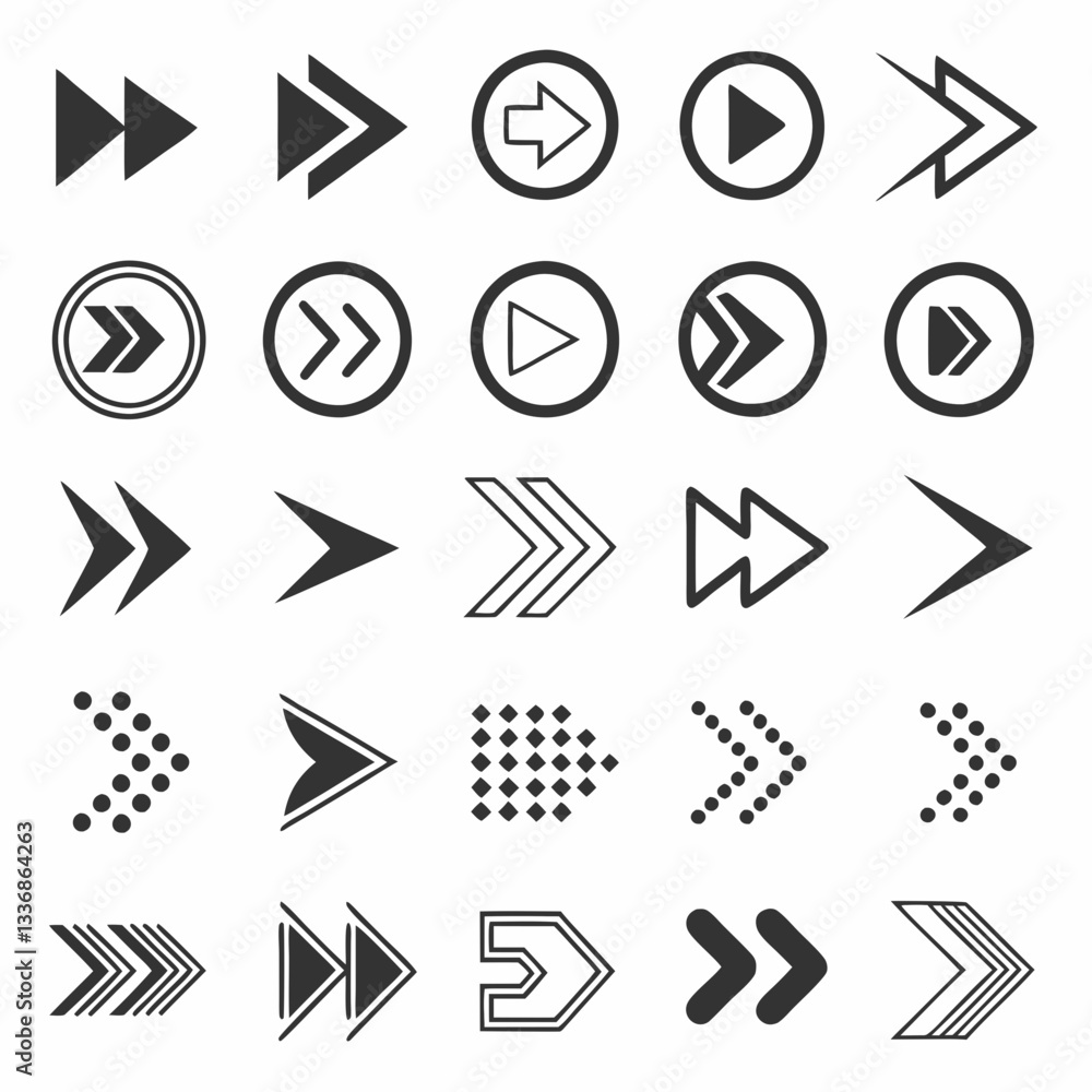 arrow icon set arrow icon set