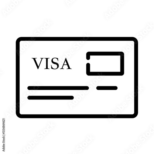 visa vector icon