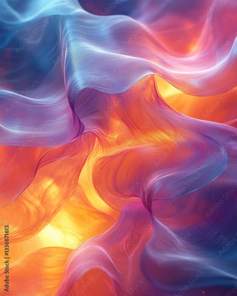 Obraz premium ABSTRACT GRAPHIC DESIGHN LINE COLORFUL 