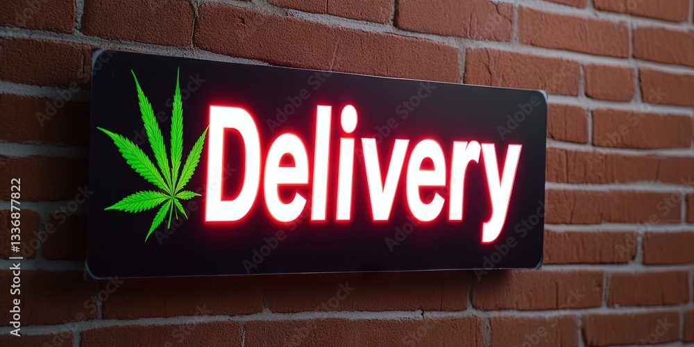 Obraz premium cannabis dispensary with 