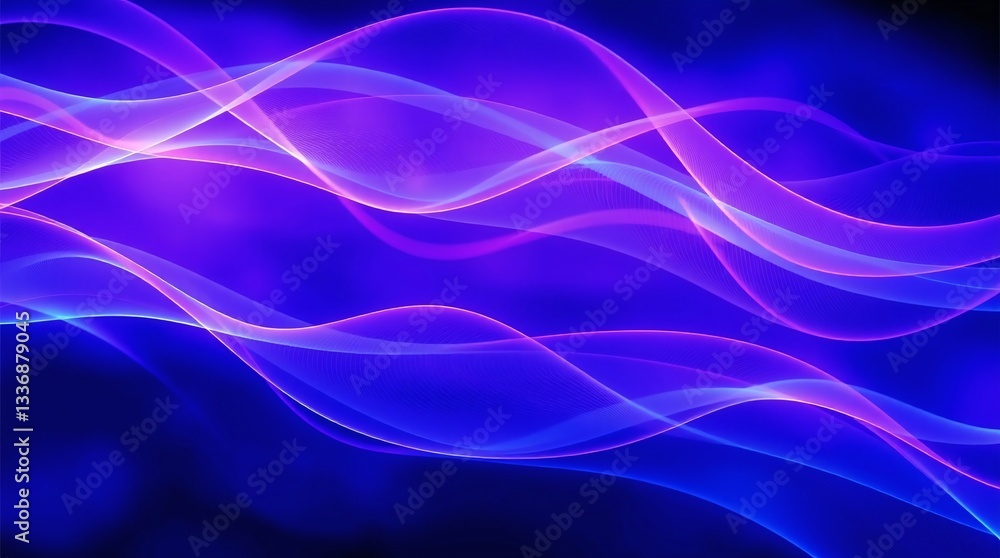 Digital Flow and Energy, Minimalist Abstract Background with Waves, Elegant and Versatile Digital Flow and Energy, Minimalist Abstract Background with Waves, Elegant and Versatile