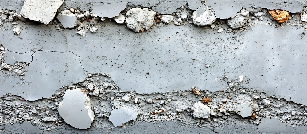 Damaged concrete surface, rubble, texture