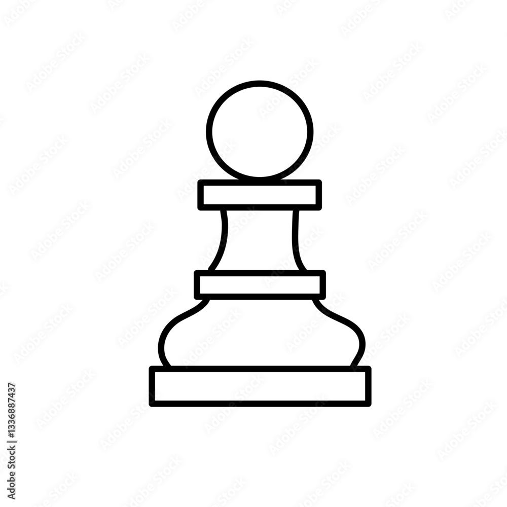 Chess pieces icon vector
Chess pieces icon vector