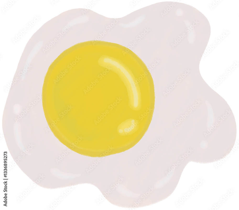 fried egg isolated on white background fried egg isolated on white background