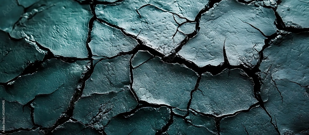 Cracked earth texture, arid landscape (1)